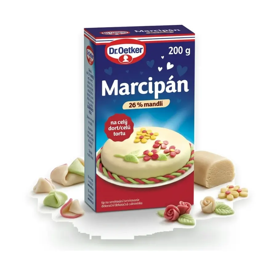 Marcipán 26% na dort a modelování 250 g