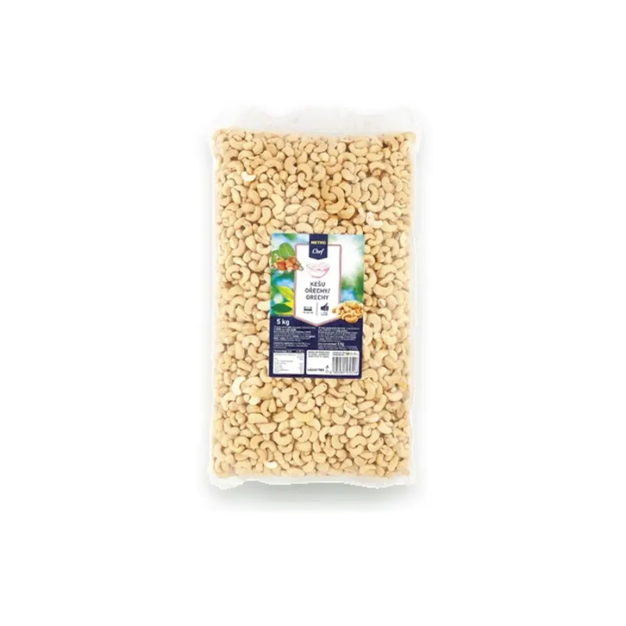 Kešu jádra natural 5 kg