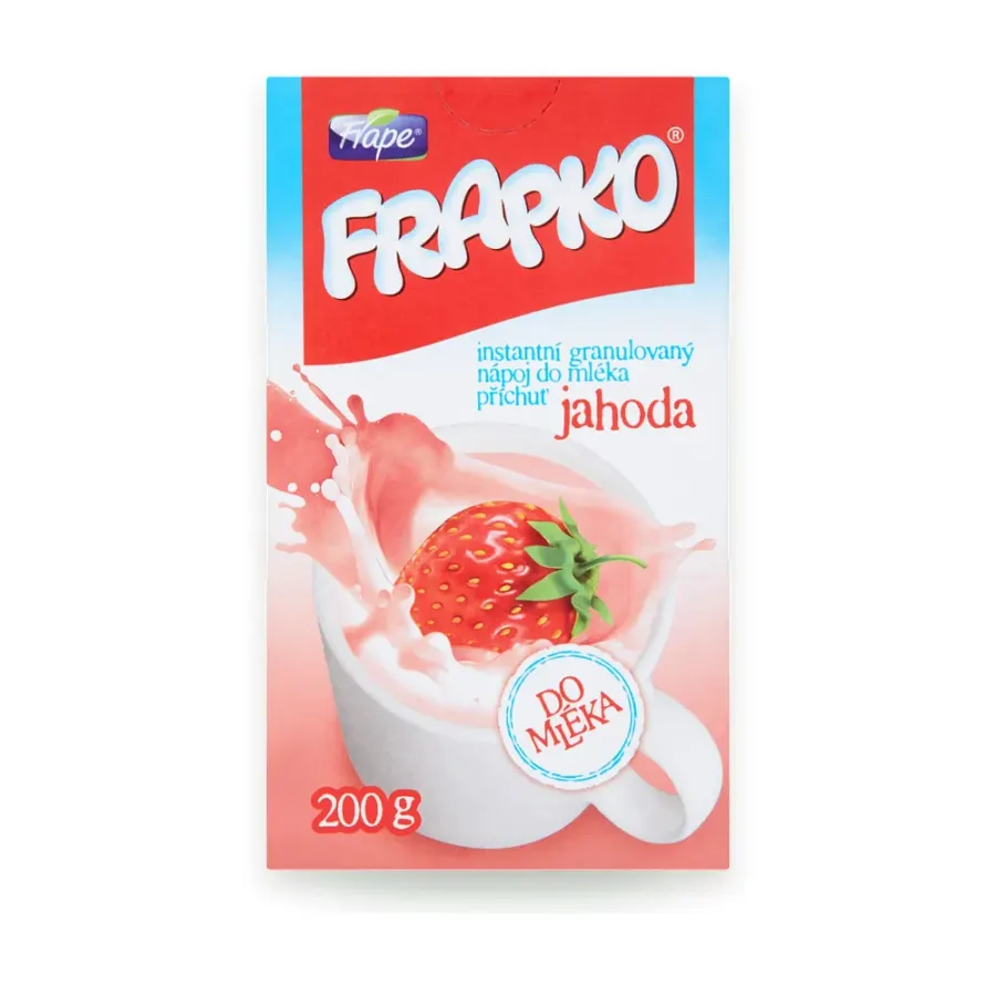 Frapko instantní nápoj jahodový s vlákninou 200 g