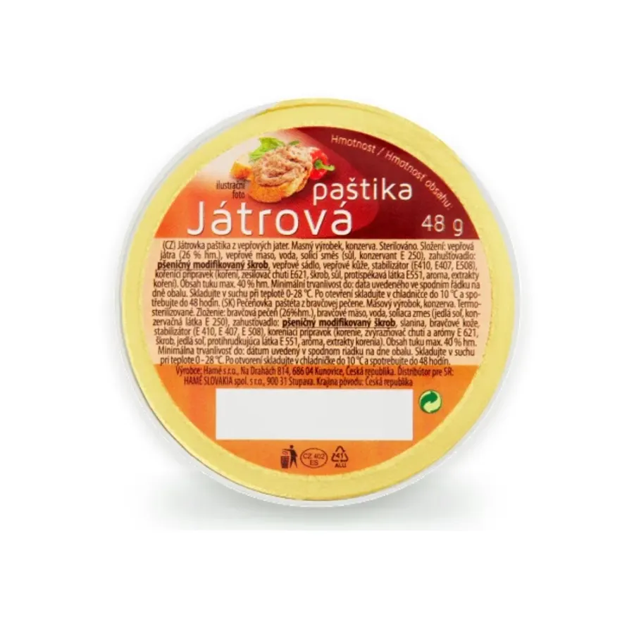 Játrovka paštika 48 g