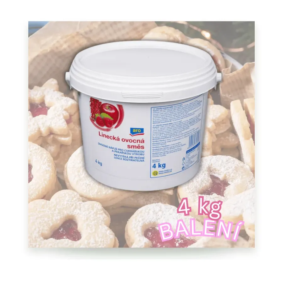 Náplň linecká ovocná směs 4 kg