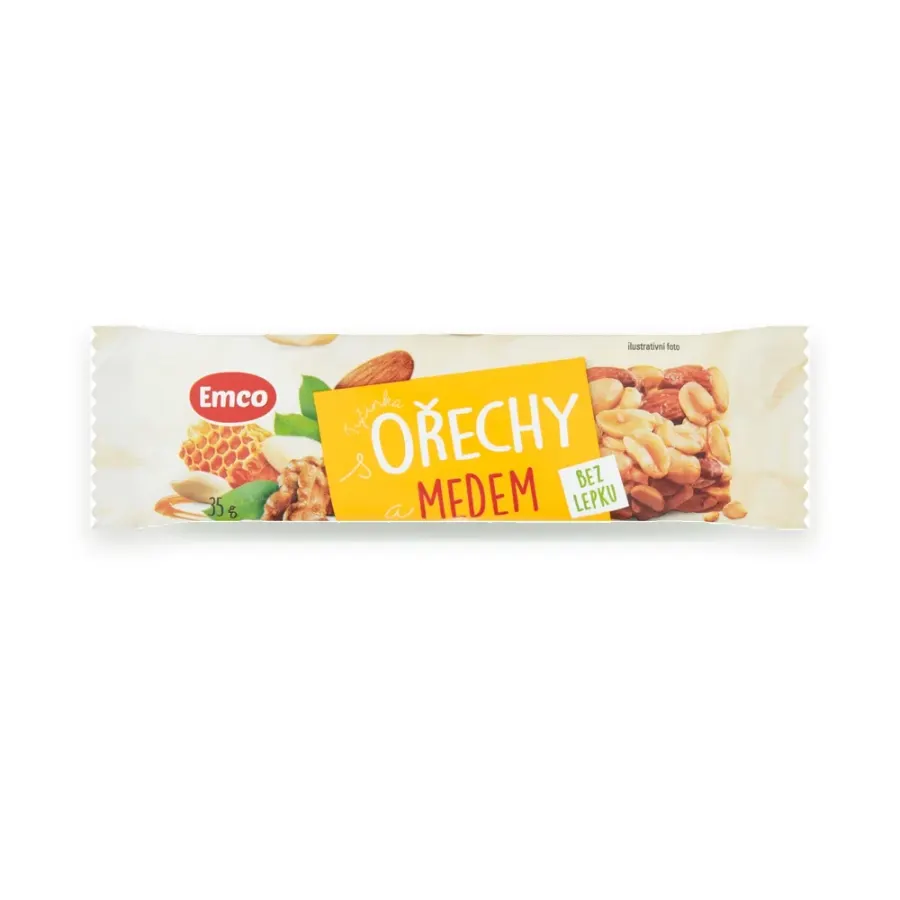 Tyčinka ořechy a med 3 x 35 g