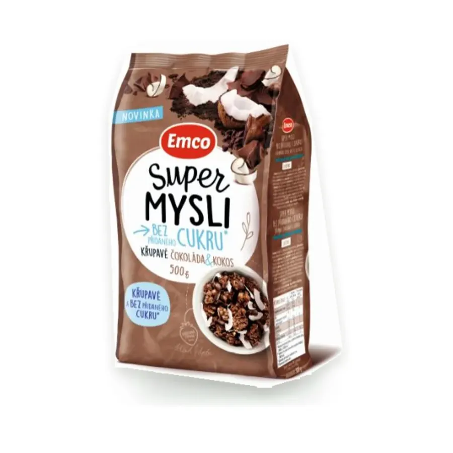 Super Mysli čokoláda a kokos 500 g