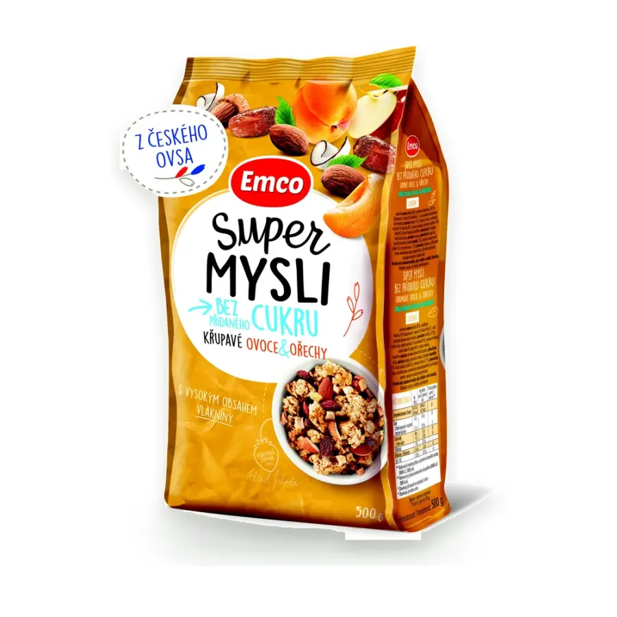 Super Mysli ovoce a ořechy 500 g