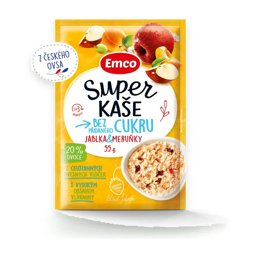 Super Kaše jablko meruňka 55 g