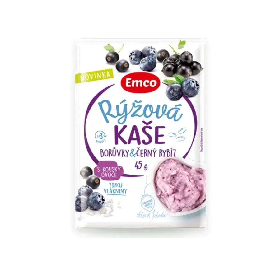 Rýžová kaše borůvka rybíz 45 g
