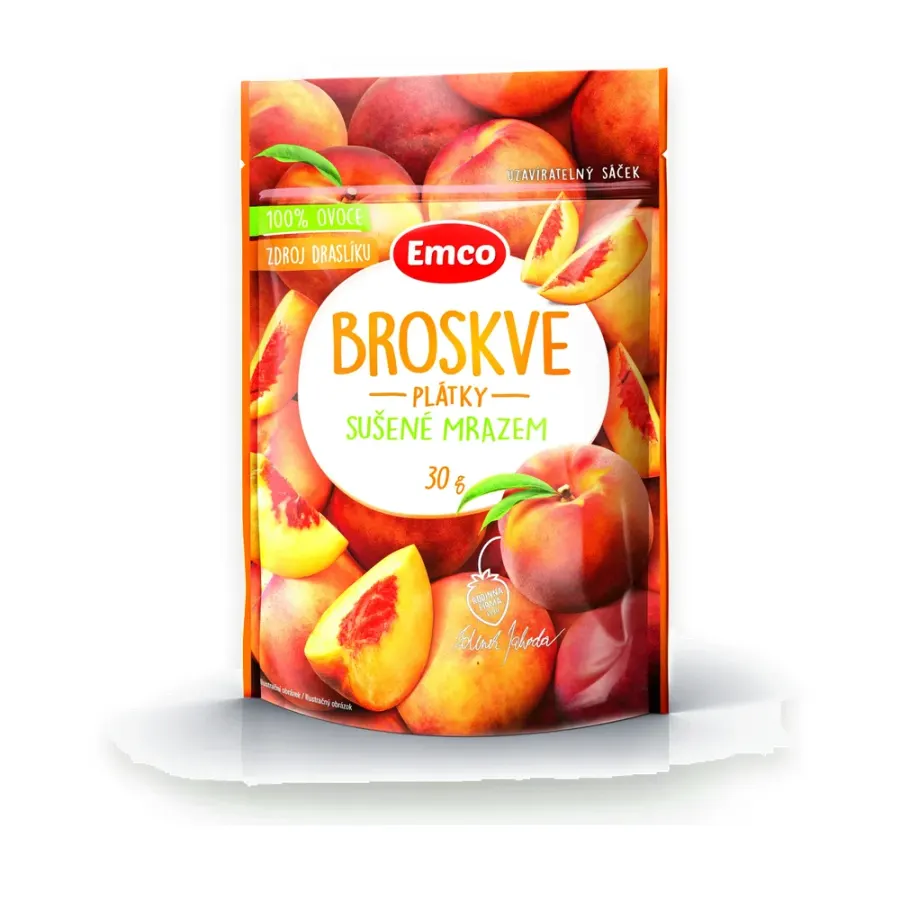 Broskve sušené mrazem 30 g