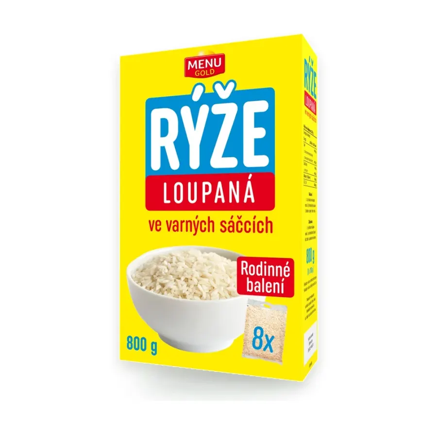 Rýže loupaná ve varných sáčcích 800 g