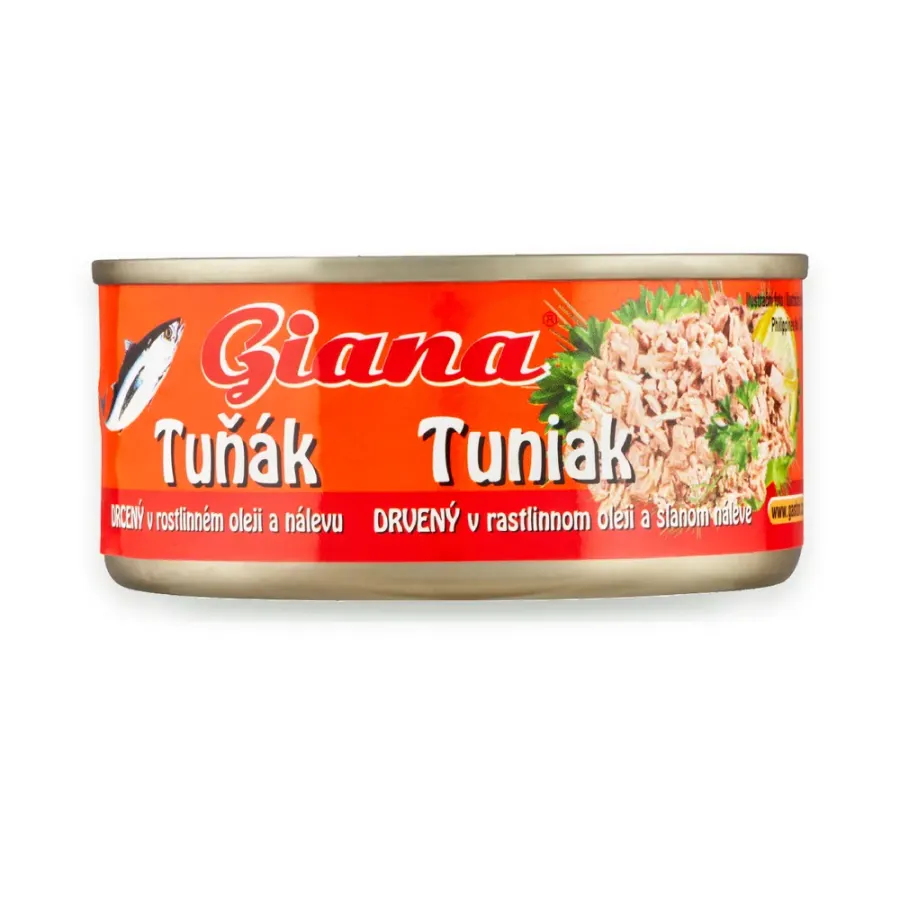 Tuňák drcený v rostlinném oleji 170 g