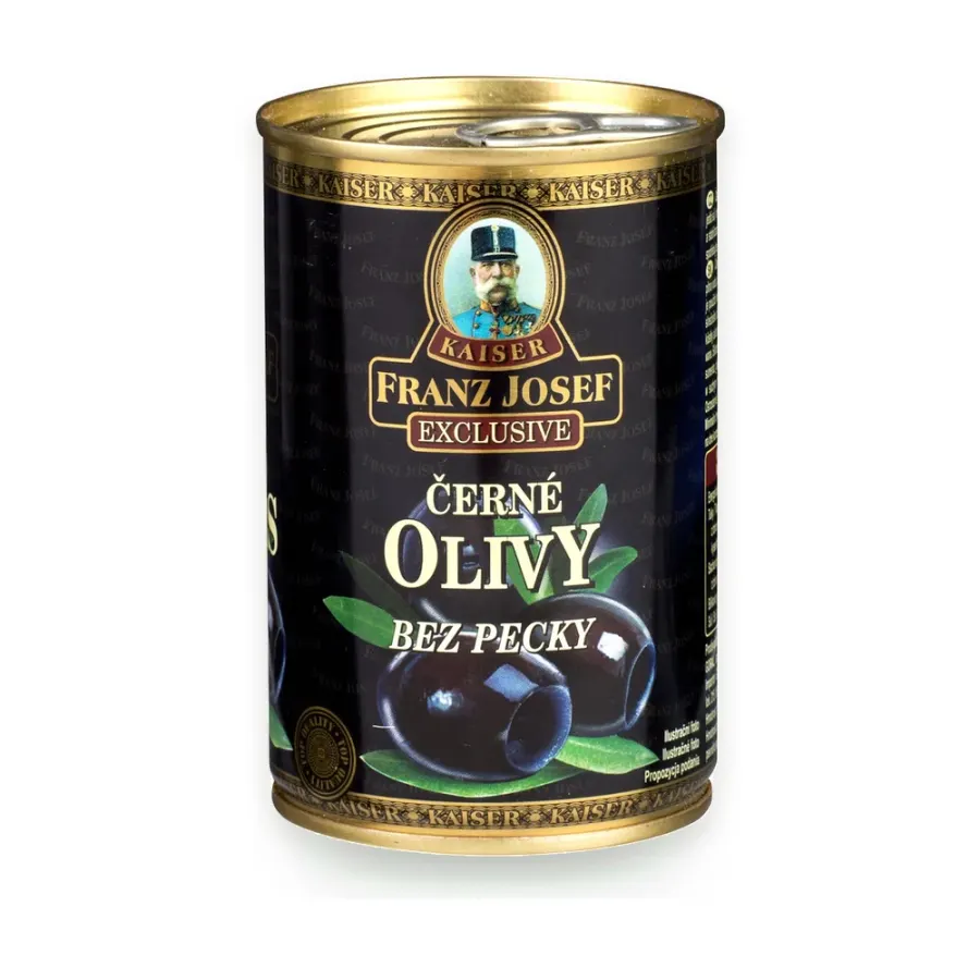 Olivy černé bez pecek 314 ml