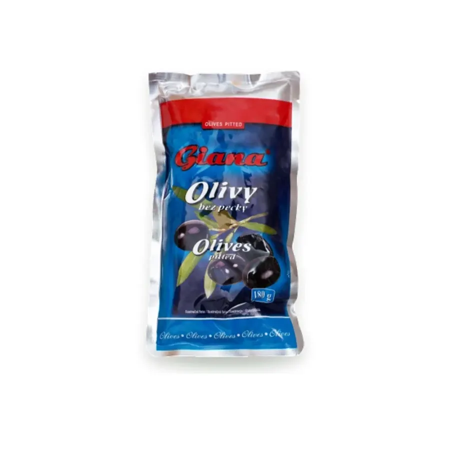 Olivy černé bez pecky 180 g
