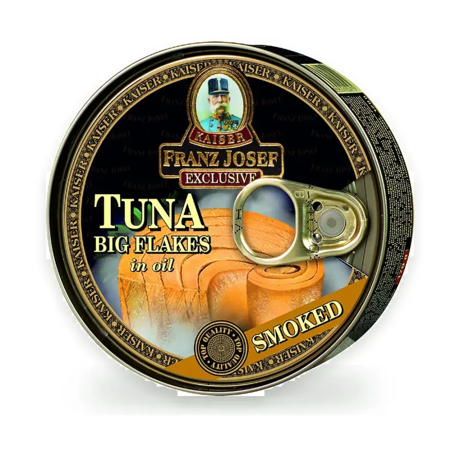 Tuňák kousky v oleji s uzenou příchutí 170 g