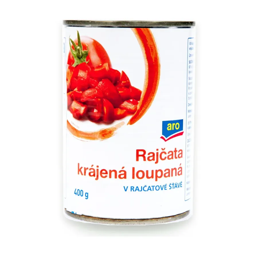 Rajčata krájená loupaná 400 g