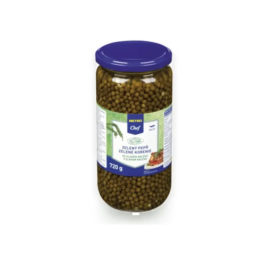 Zelený pepř v nálevu 720 ml