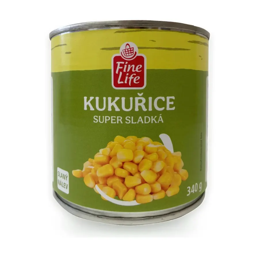 Kukuřice vakuum 6 x 340 g