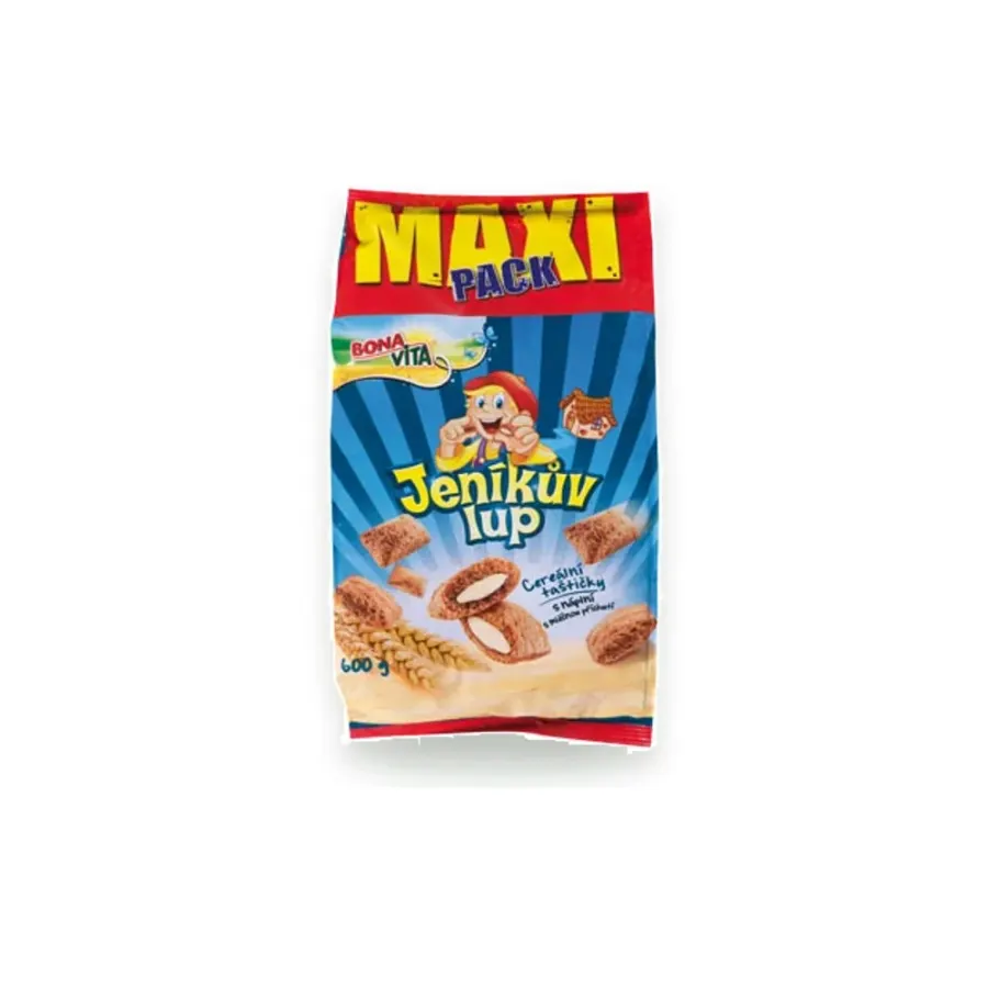 Jeníkův lup cereální taštičky mléčné 600 g