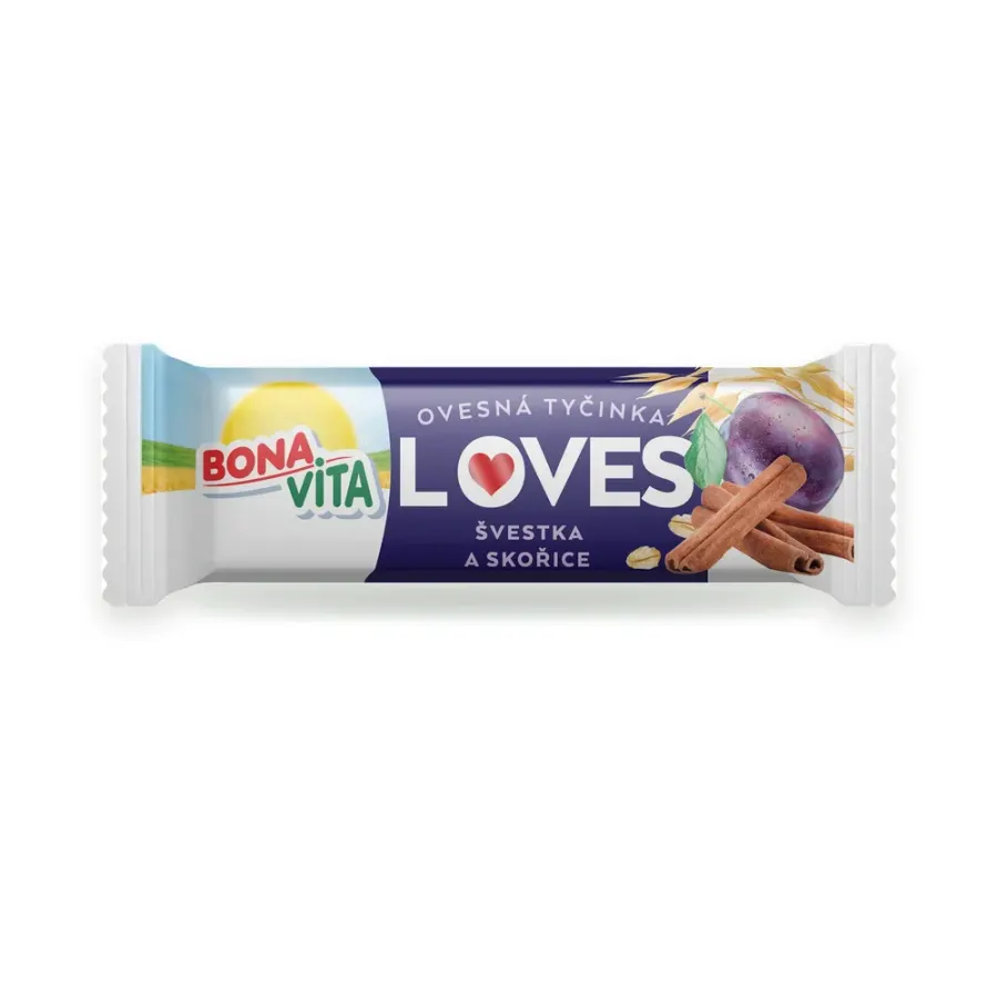 Loves švestka skořice tyčinky 20 x 40 g