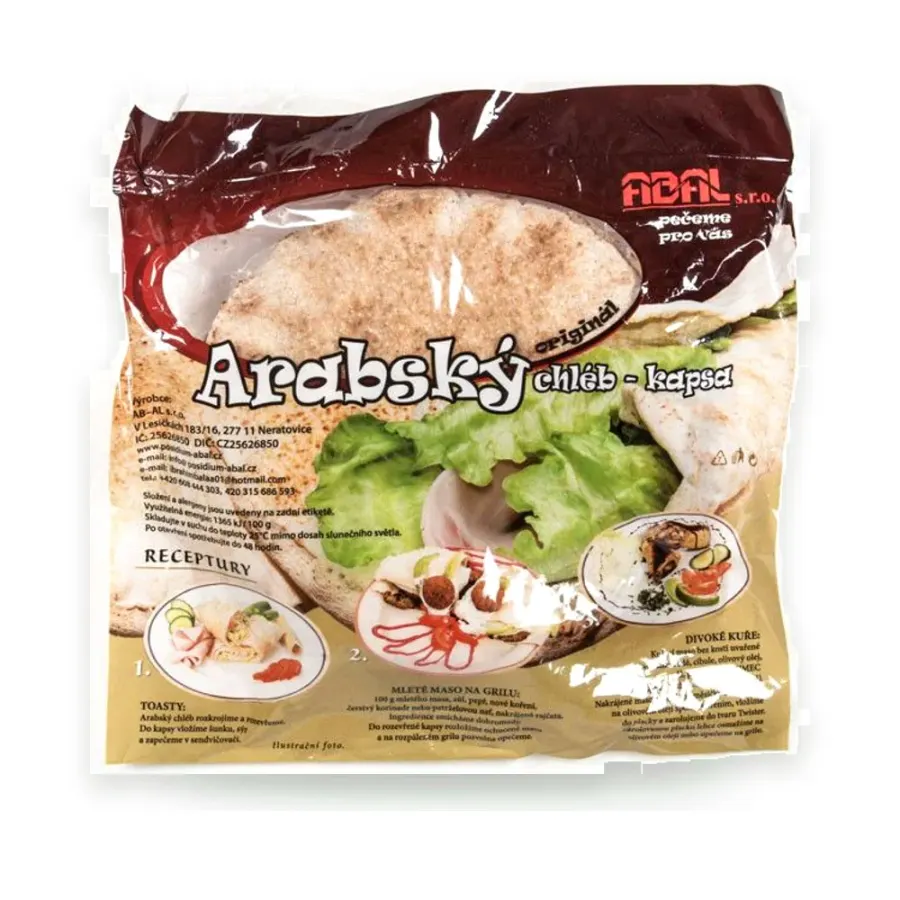 Chléb arabský tmavý 10 x 50 g