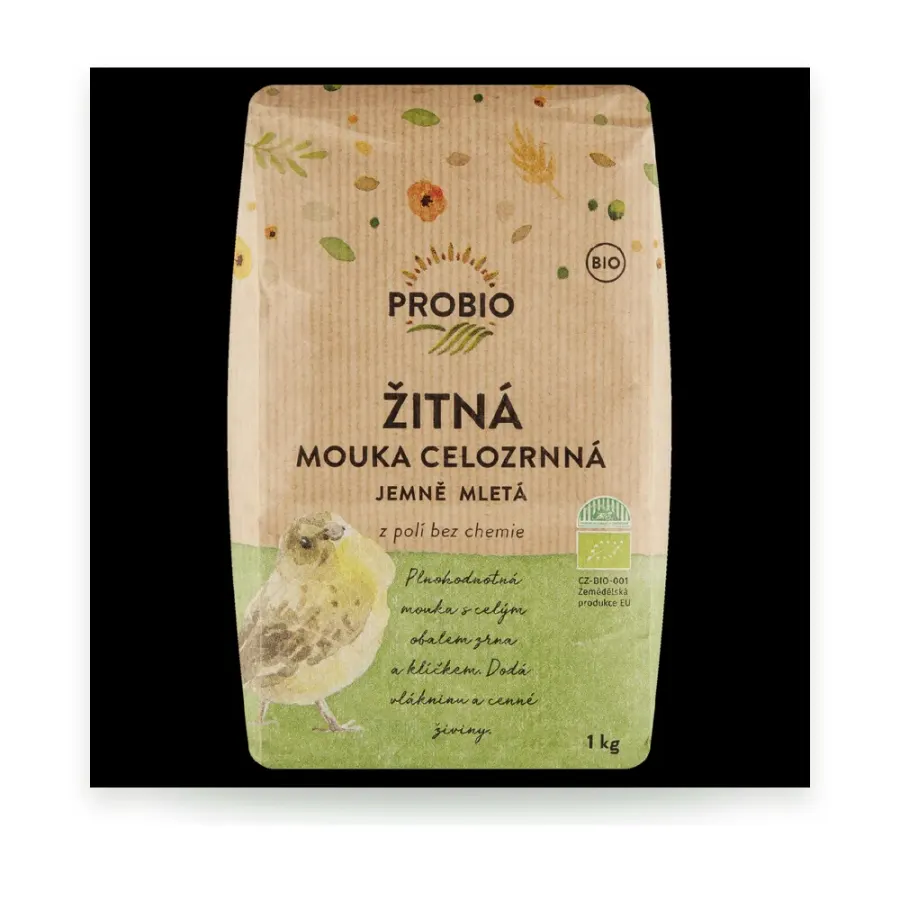 Mouka žitná celozrnná jemně mletá 1 kg