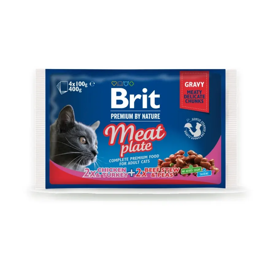 Premium by Nature kapsičky pro kočky masové 4 x 100 g
