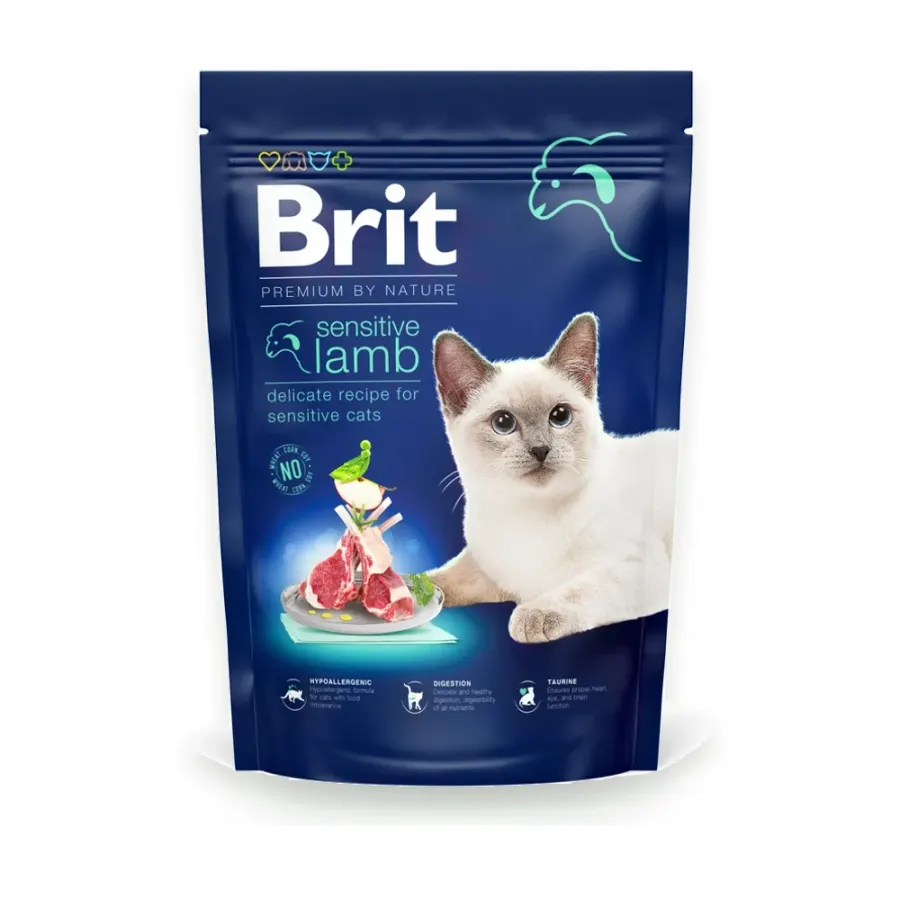 Premium By Nature Cat Sensitive granule pro kočky jehněčí 800 g