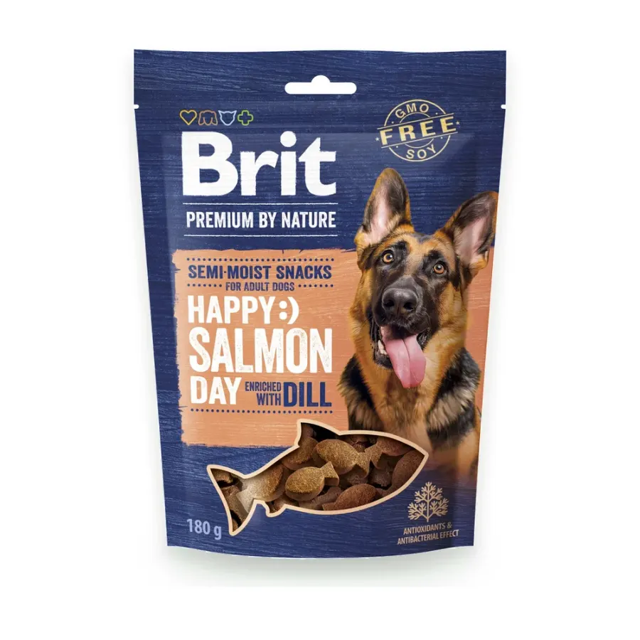 Premium by Nature Dog Snacks pamlsky pro psy losos s koprem 180 g
