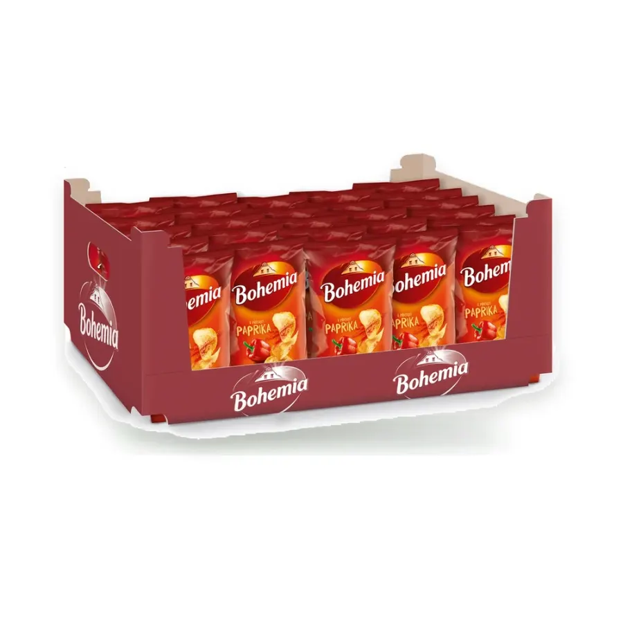 Papriková chipsy 18 x 60 g