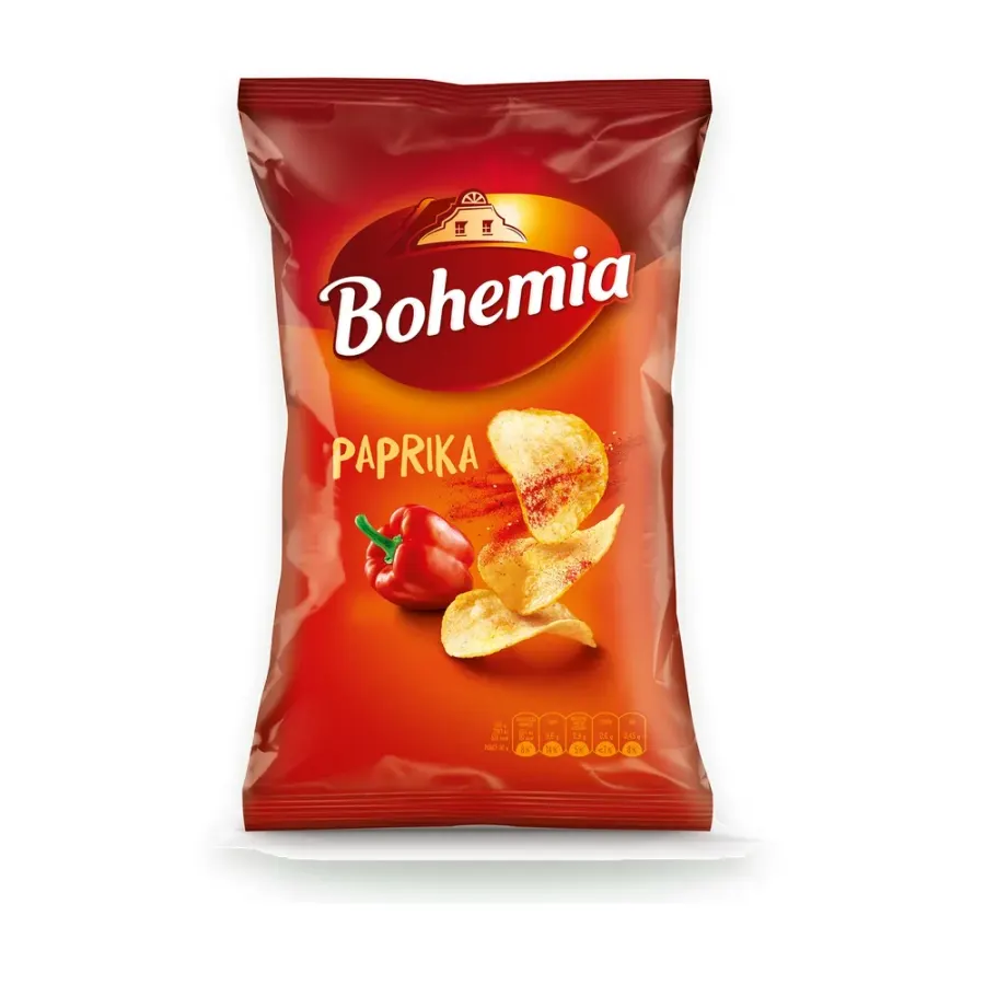 Papriková chipsy 18 x 130 g