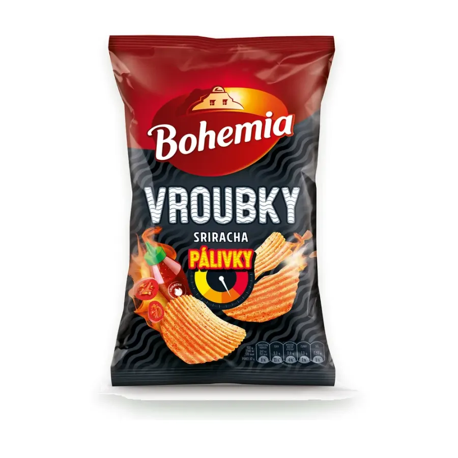 Vroubky Pálivky Sriracha 120 g