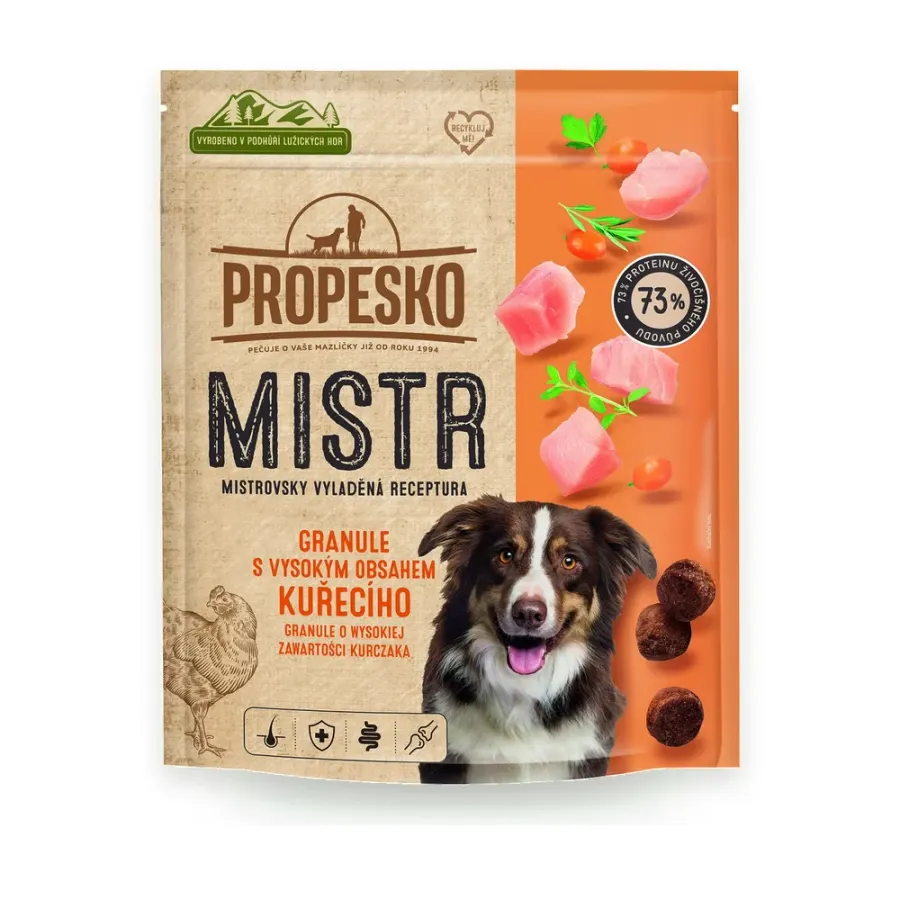 Mistr kuřecí granule pro psy 1,5 kg