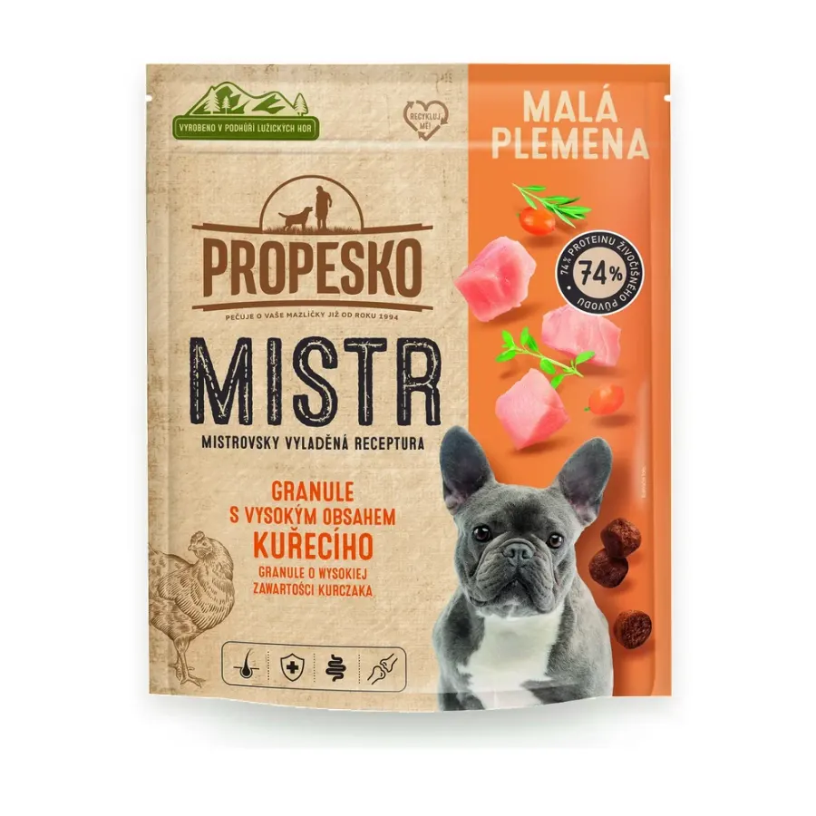 Mistr Small granule pro psy 1,5 kg