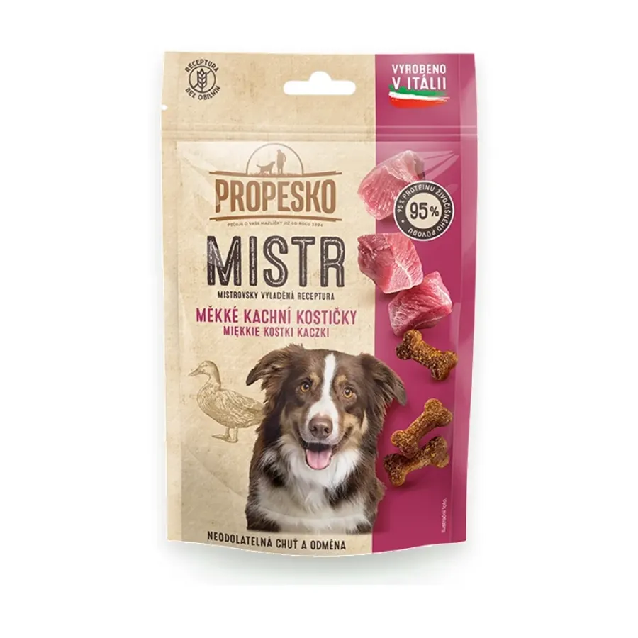 Mistr Snack kachní pamlsky pro psy 90 g