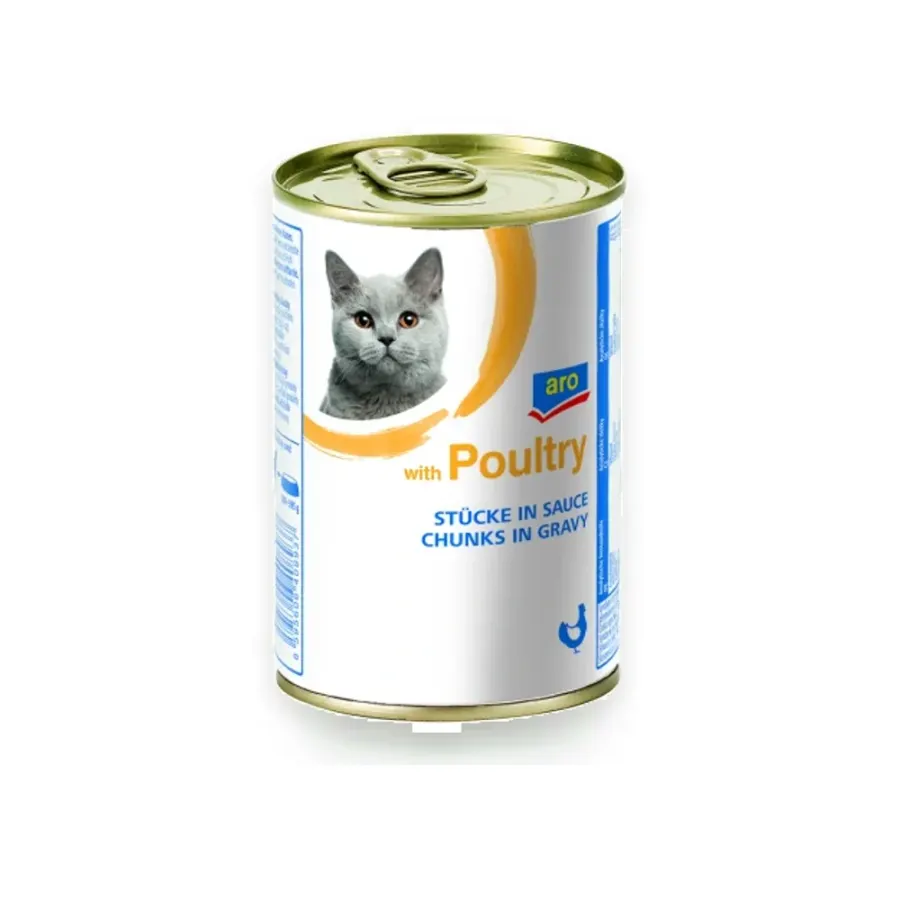 Drůbeží kousky pro kočky 415 g