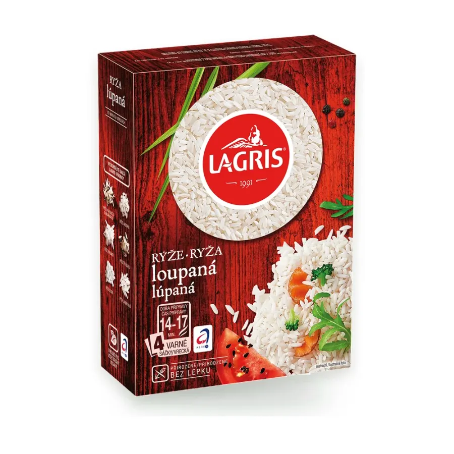 Rýže loupaná ve varných sáčcích 400 g