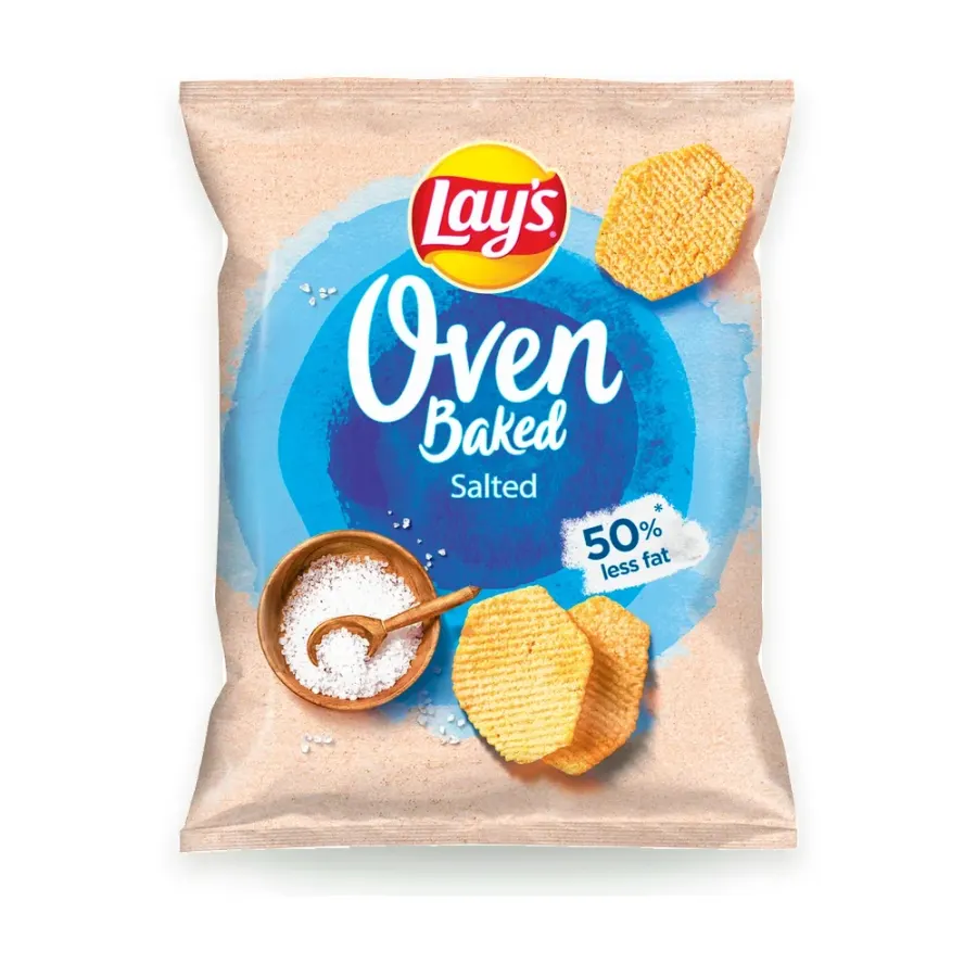 Baked Salt chipsy 14 x 55 g