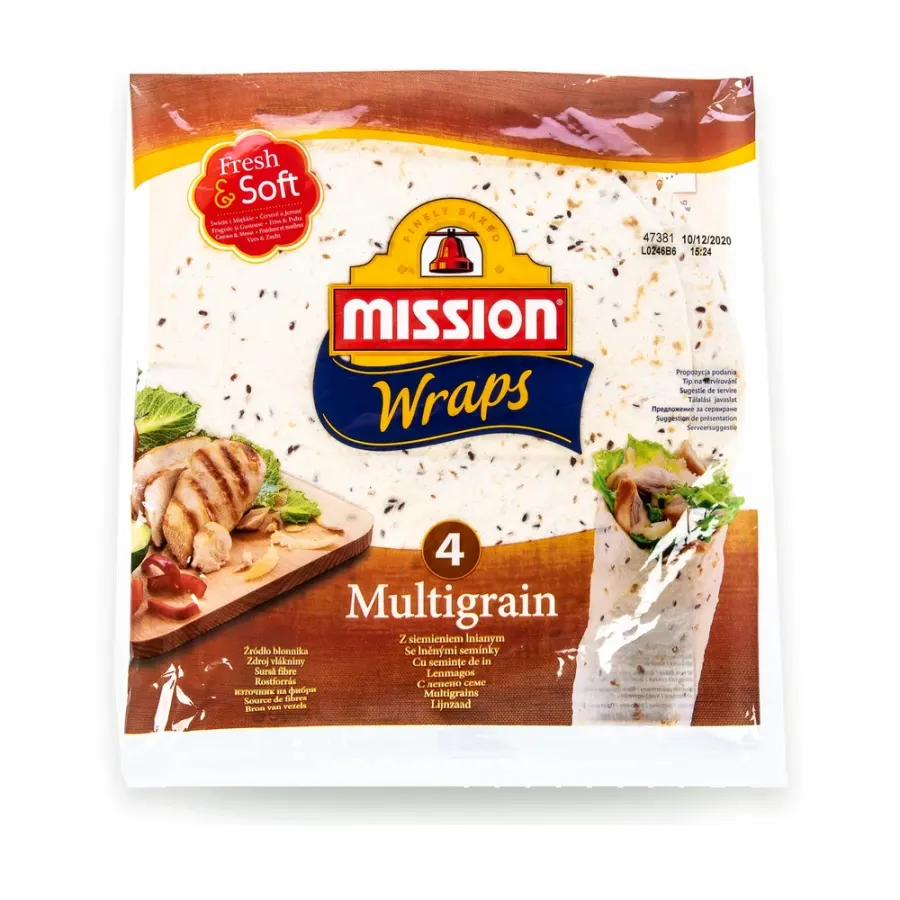Tortilla multigrain 25 cm 245 g