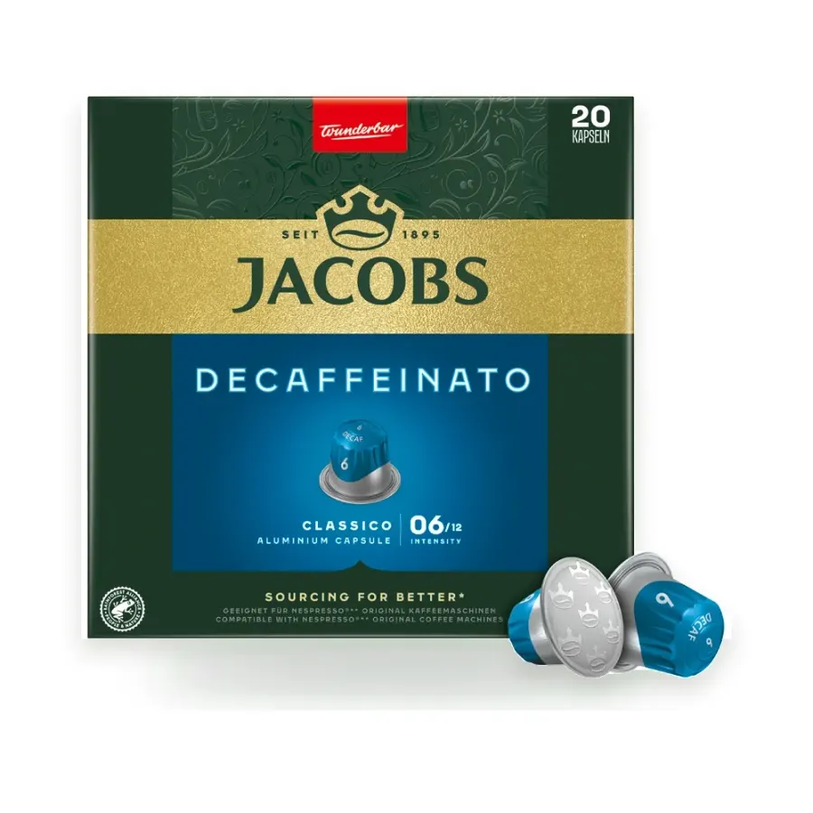 Lungo Decaffeinato kávové kapsle 20 ks
