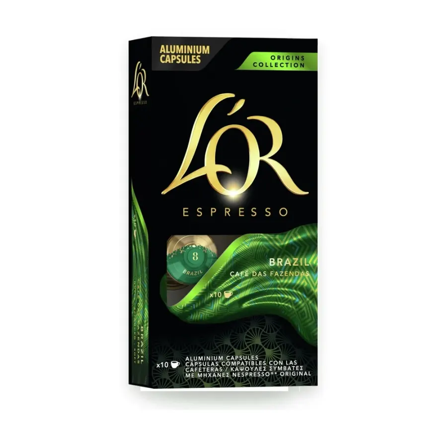 Espresso Brazil kávové kapsle 10 ks