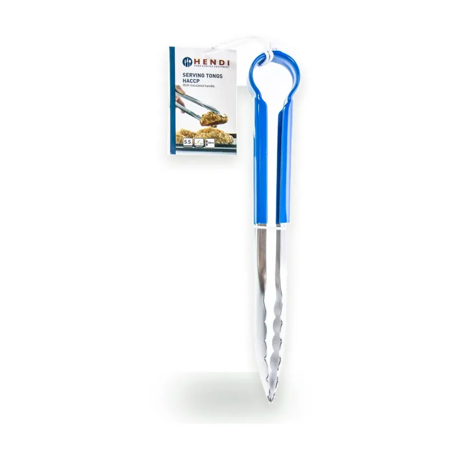 Kleště HACCP 25 cm nerez PVC modré