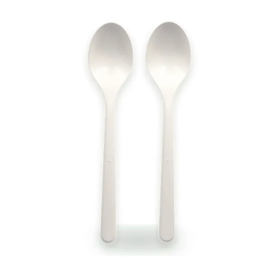 Lžíce BIO-polypropylen 18,5 cm bílá 50 ks