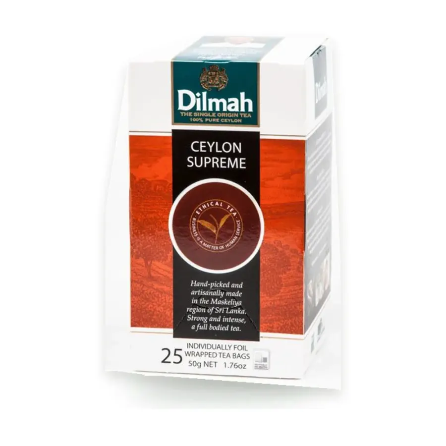 Čaj černý Gourmet Ceylon Supreme 25 x 2 g