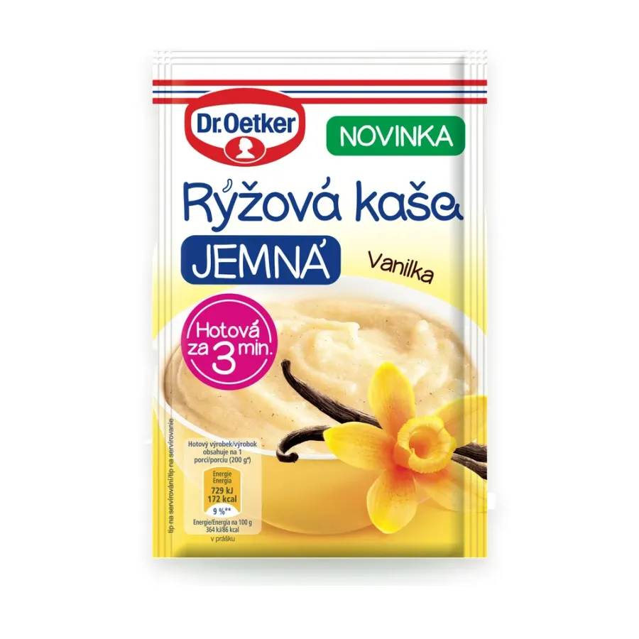 Rýžová kaše jemná vanilka 50 g