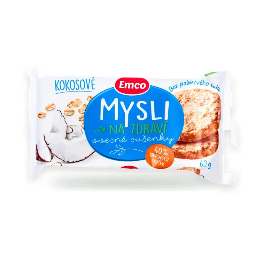 Ovesné sušenky kokosové 60 g
