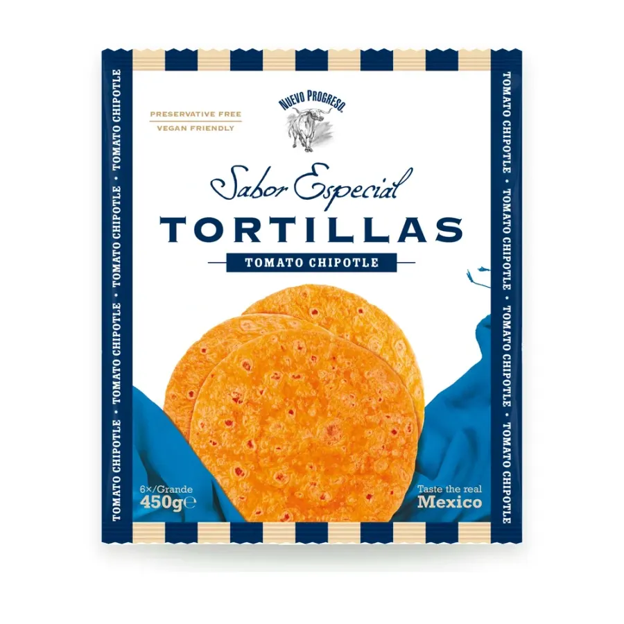 Tortilla tomato/rajče 10" 6 x 75 g