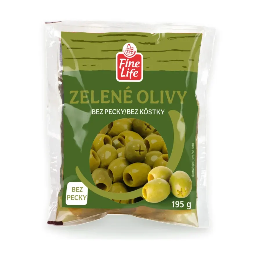 Olivy zelené bez pecky 195 g