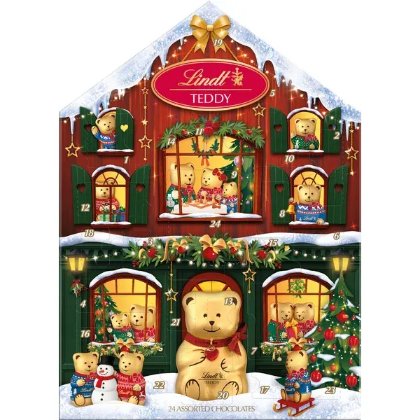 Lindt Kalendář adventní Teddy House