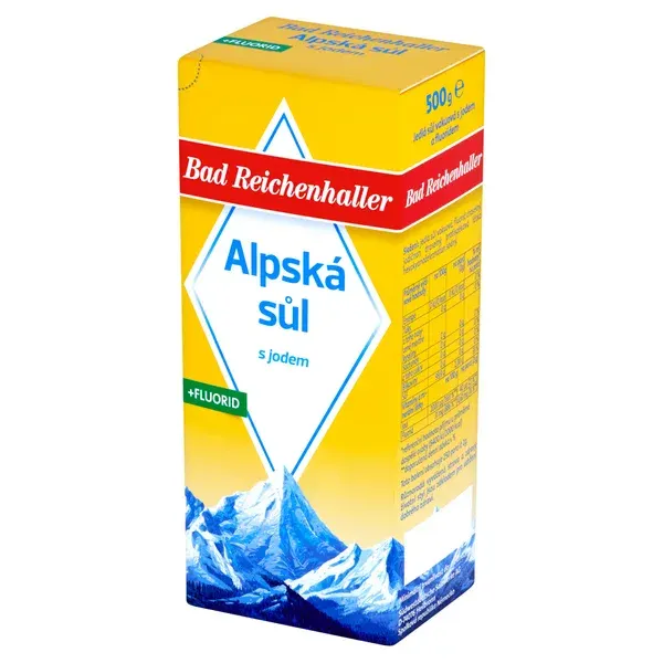 ALPSKÁ SŮL jod + fluor 500 g