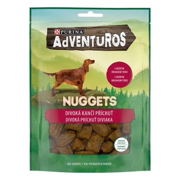 Adventuros Nuggets pamlsky pro psy kančí 90 g