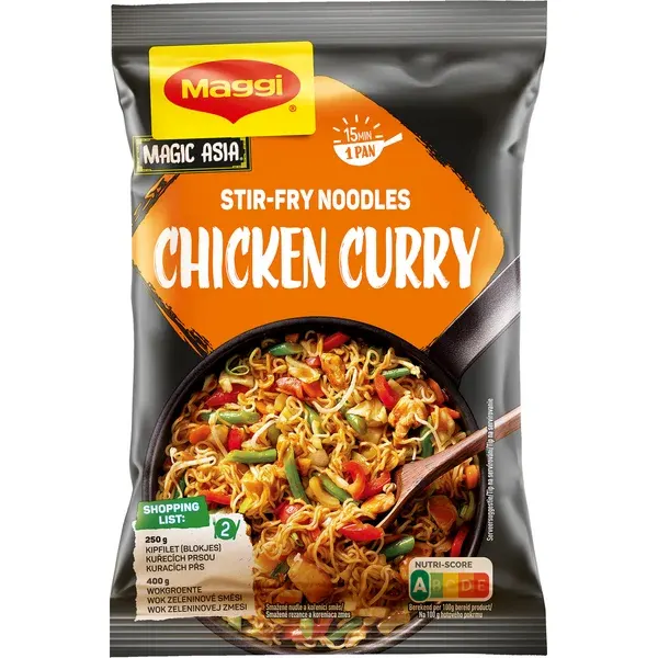 Maggi Nudle Curry kuře 185 g