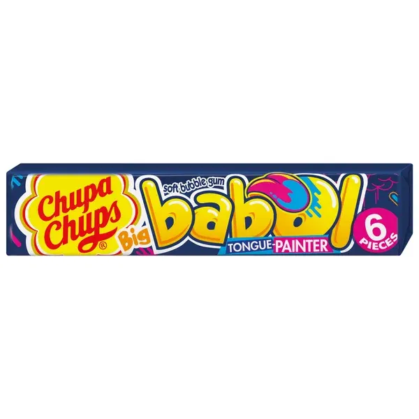 Chupa Chups Big Babol Tongue Painter žvýkačky 27,6 g